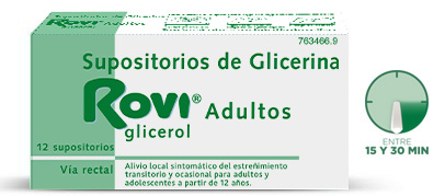 Supositorios de glicerina Rovi para adultos