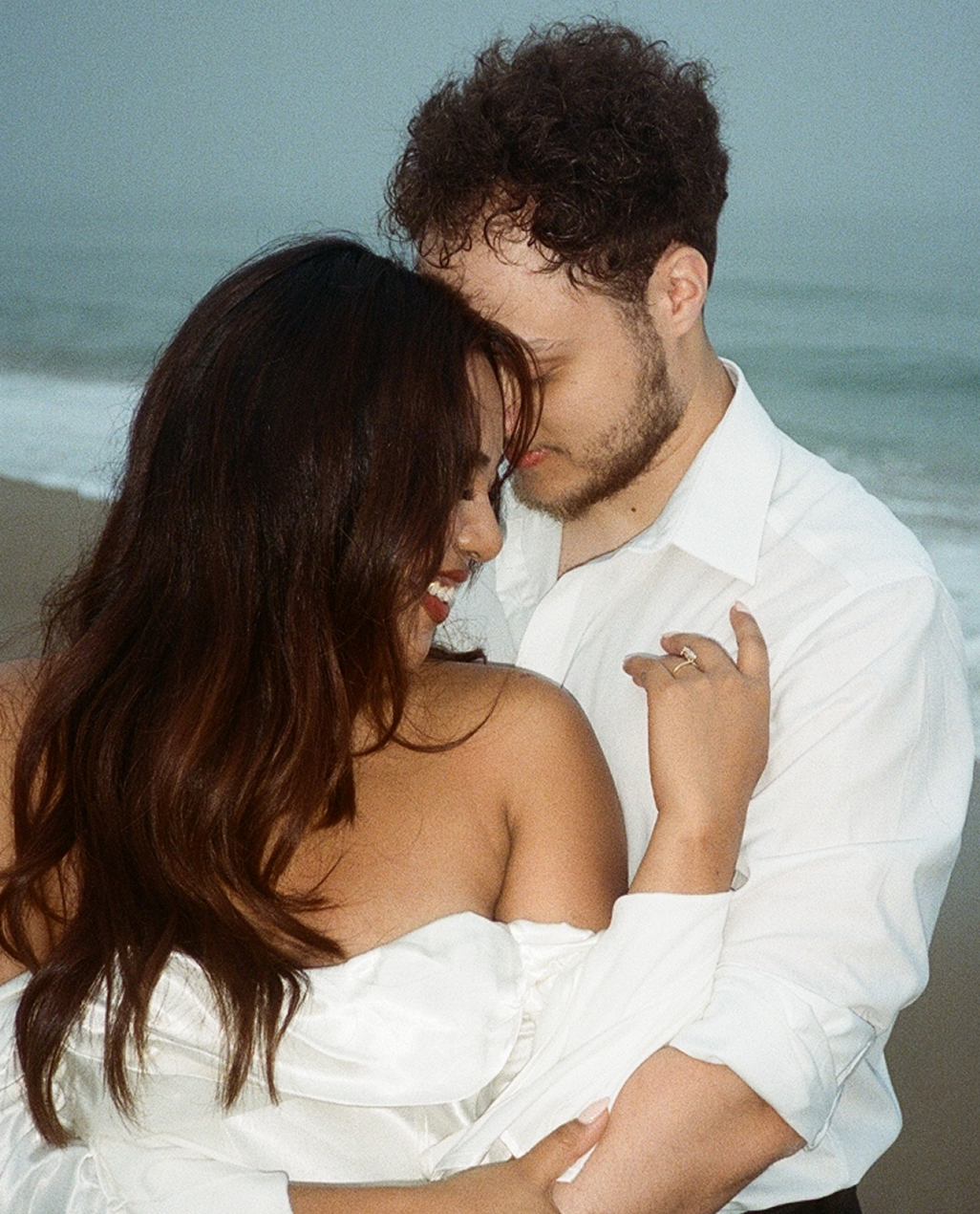 a couple on a beach