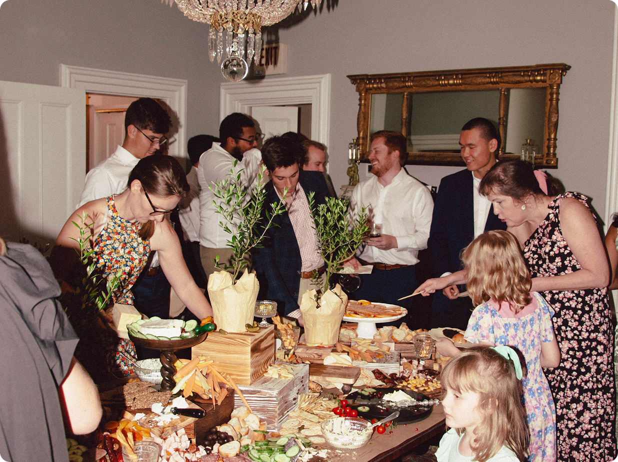 wedding guests