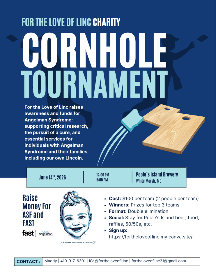 For the Love of Linc cornhole tournament