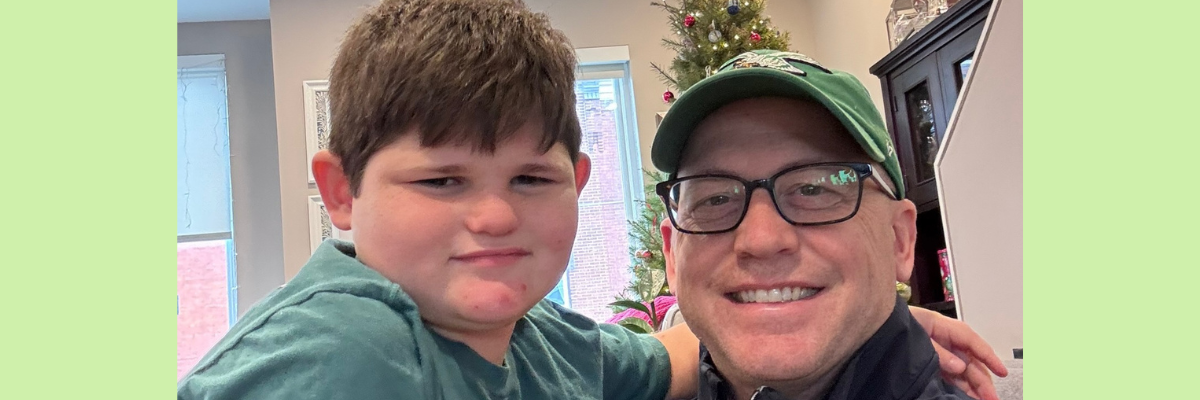 Joe and Gabe D'Orazio at Home