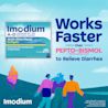 IMODIUM® A-D Works Faster that Pepto-Bismol® to Relieve Diarrhea