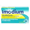 Close up of IMODIUM® SoftGels Capsules product packaging -en-US