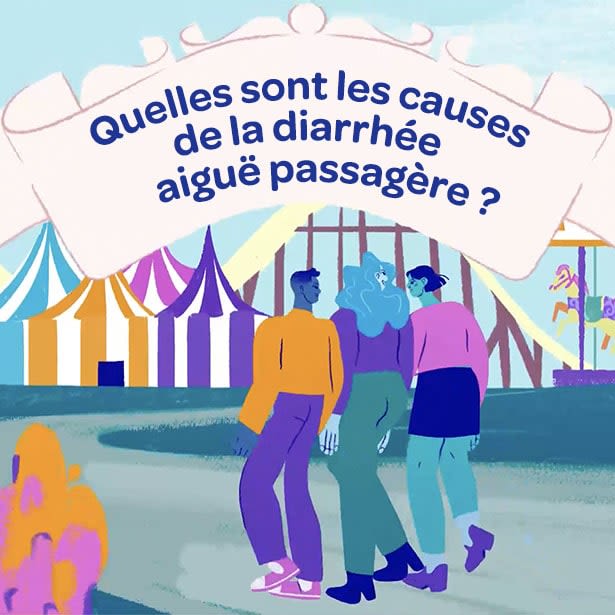 La diarrhée aiguë passagère