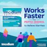 IMODIUM® A-D Works Faster that Pepto-Bismol® to Relieve Diarrhea