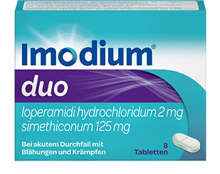 IMODIUM® duo 8 Tabletten - Image 1 - Imodium - de-CH