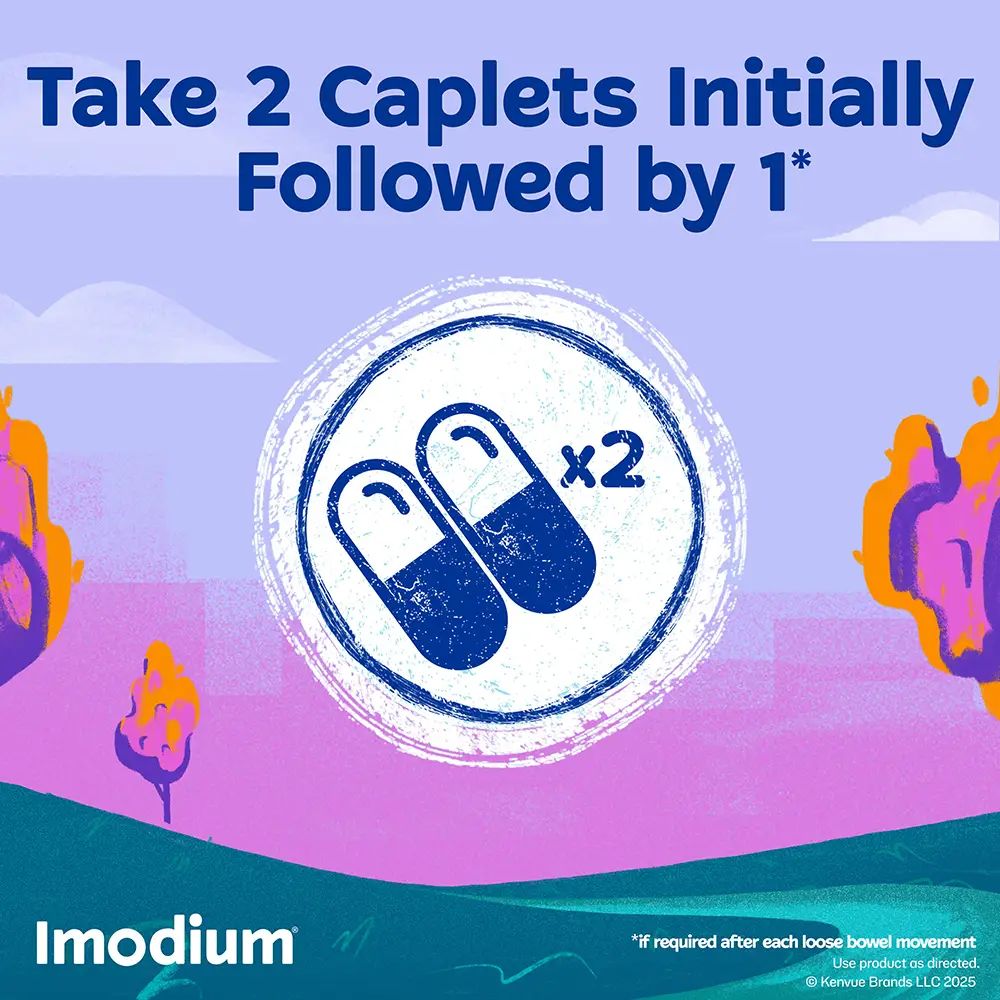 Take 2 Caplets Initially Followed by 1