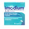 IMODIUM® A-D Anti-Diarrheal Caplets 6 count package front