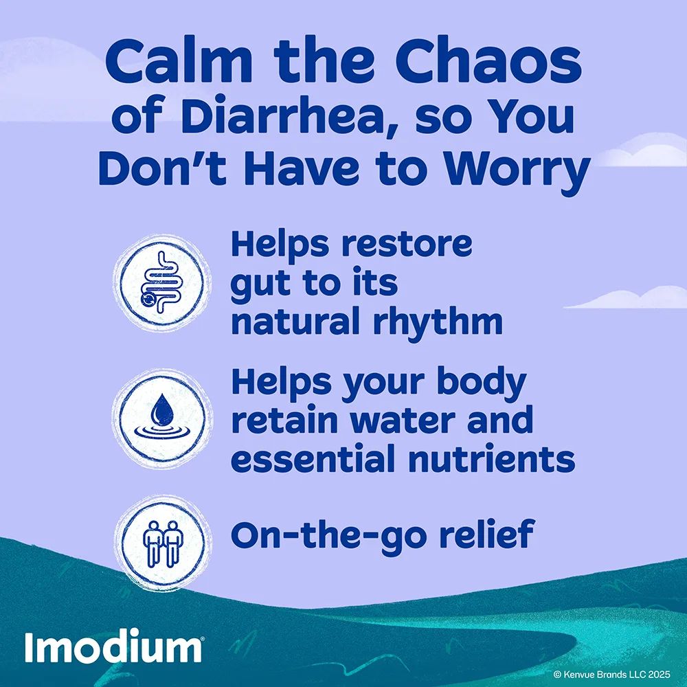 Calm the Chaos of Diarrhea, so You Don't Have to Worry
