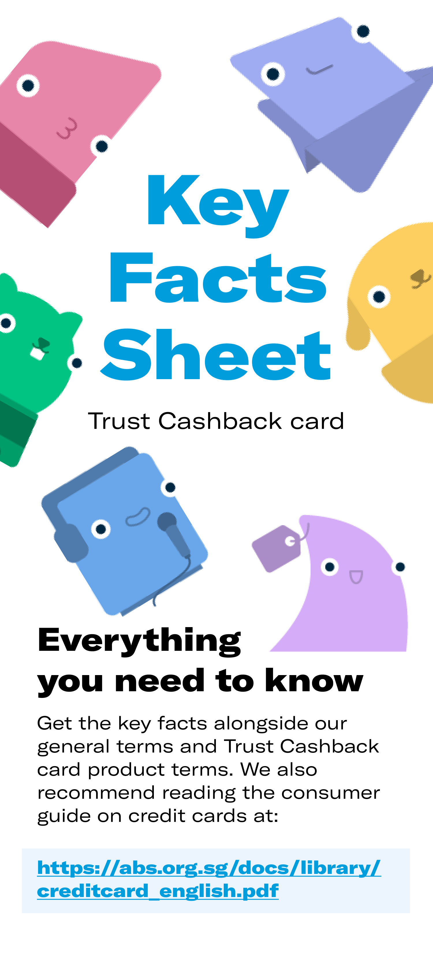 Key facts sheet for Trust Cashback card