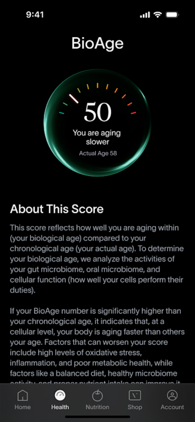 [App Screen] Biological Age