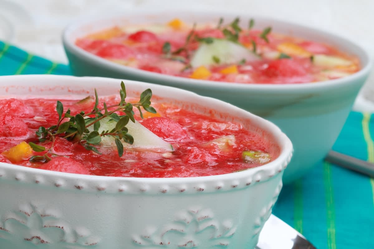 watermelon gazpacho soup