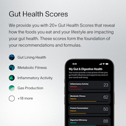 A description of Viome Health Scores, how they work as a comprehensive gut health analysis, and how they assess functions related to digestion, inflammation, nutrient absorption, gut lining health, microbial diversity, and more