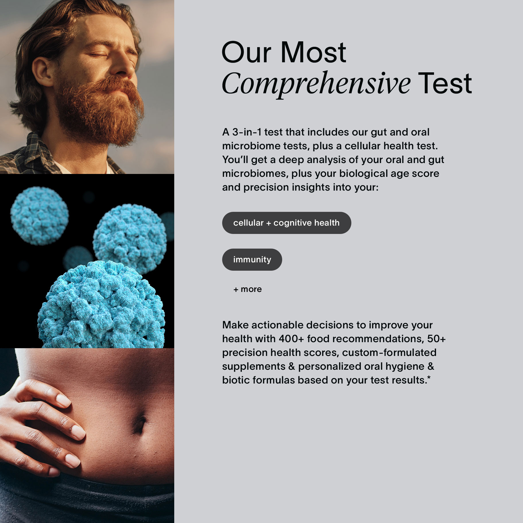 Vicome Complete health Test & hotsell Gut test