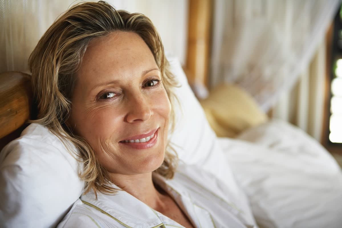 healthy older woman