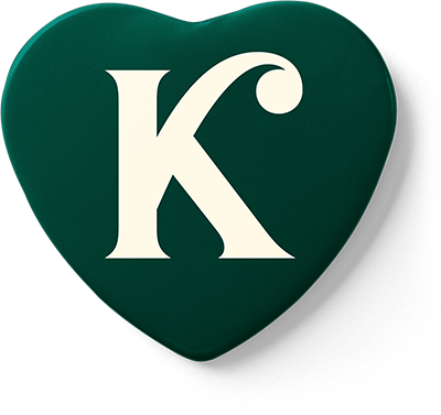 Badge Heart DarkGreen K