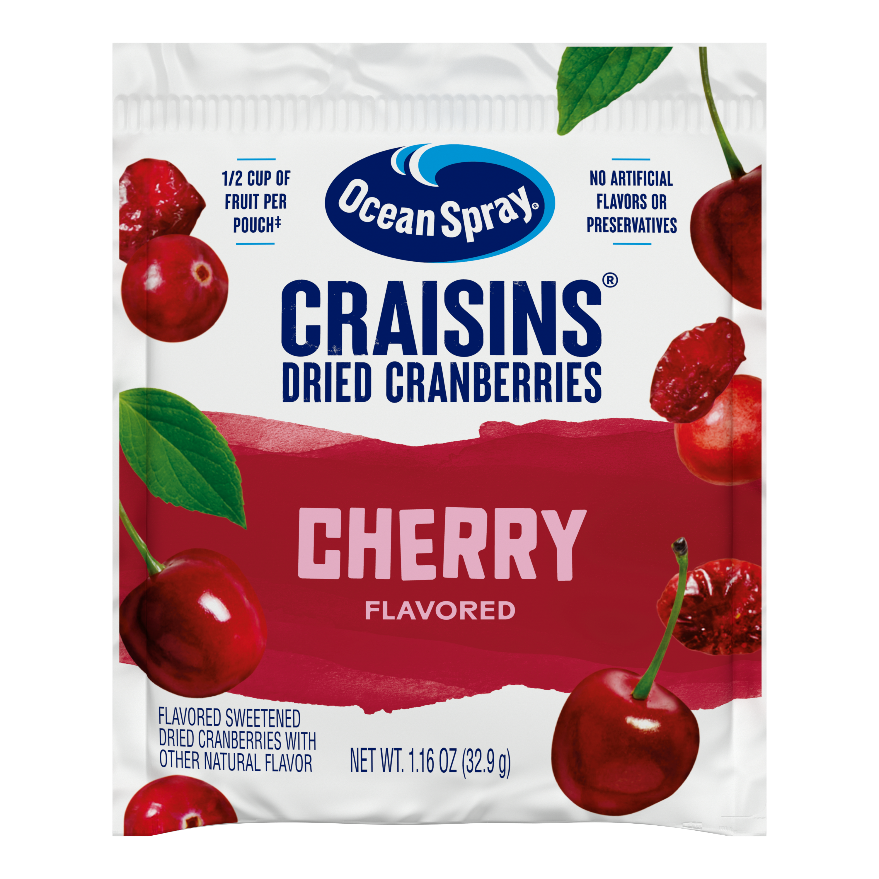 Craisins® Cherry Flavored Dried Cranberries, 200ct/1.16oz