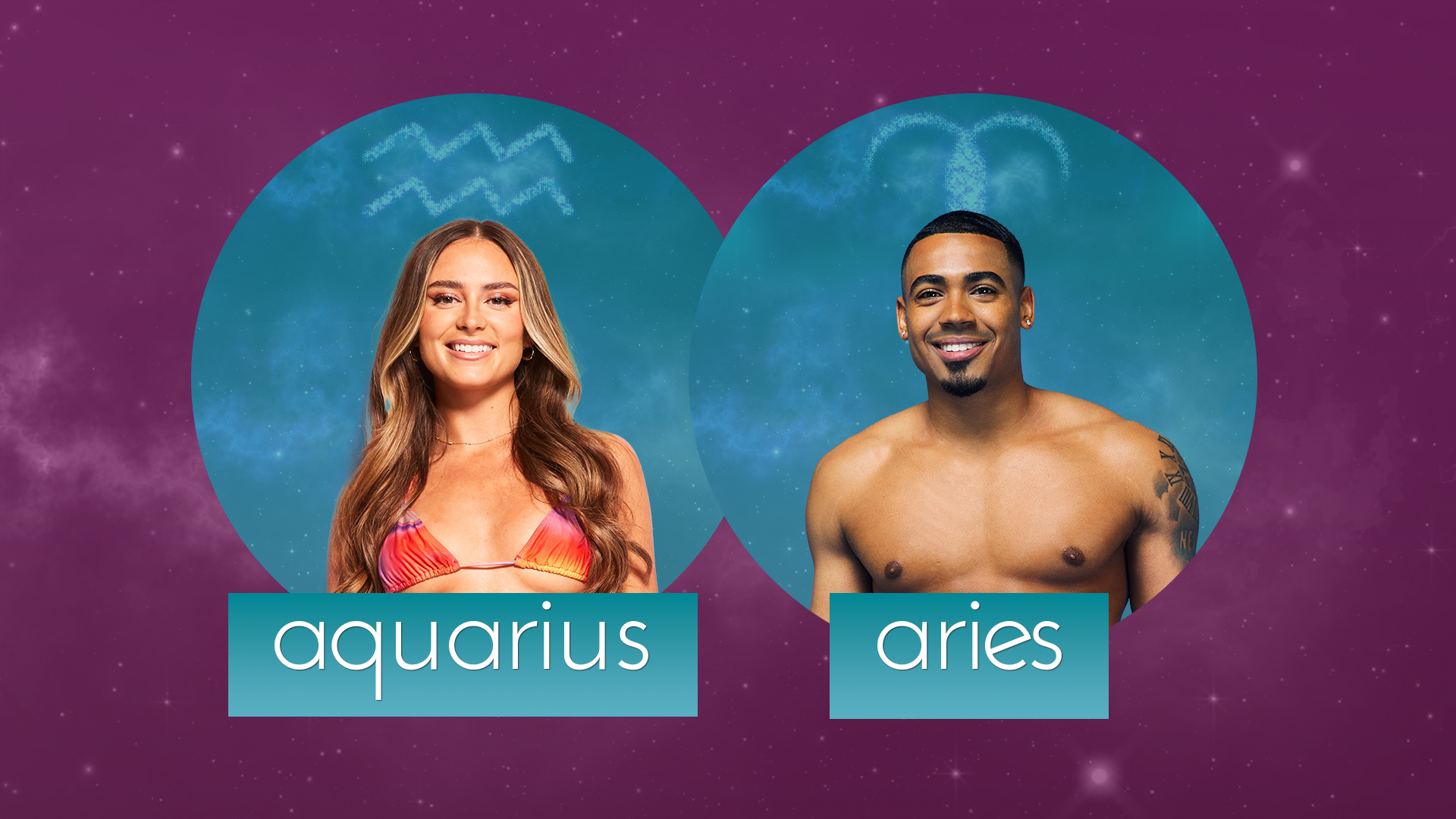 The current couples by star sign Love Island All Stars