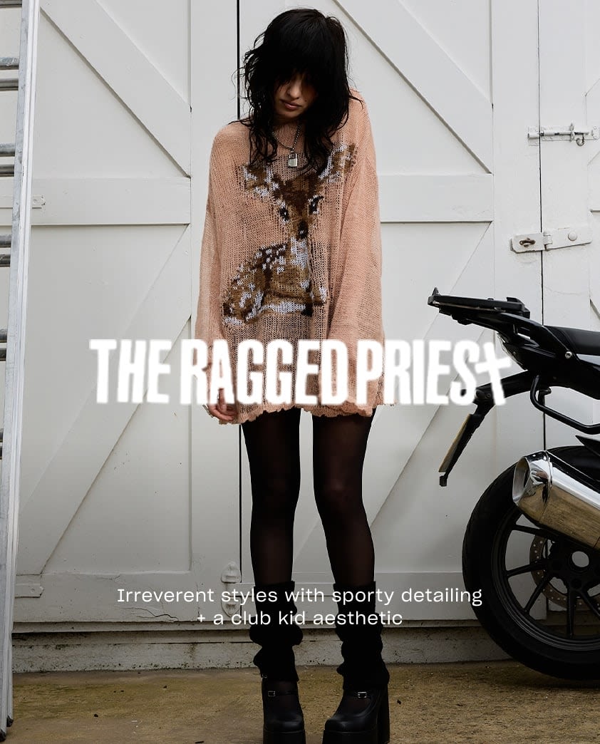 Irreverent styles with sporty detailing + a club kid aesthetic