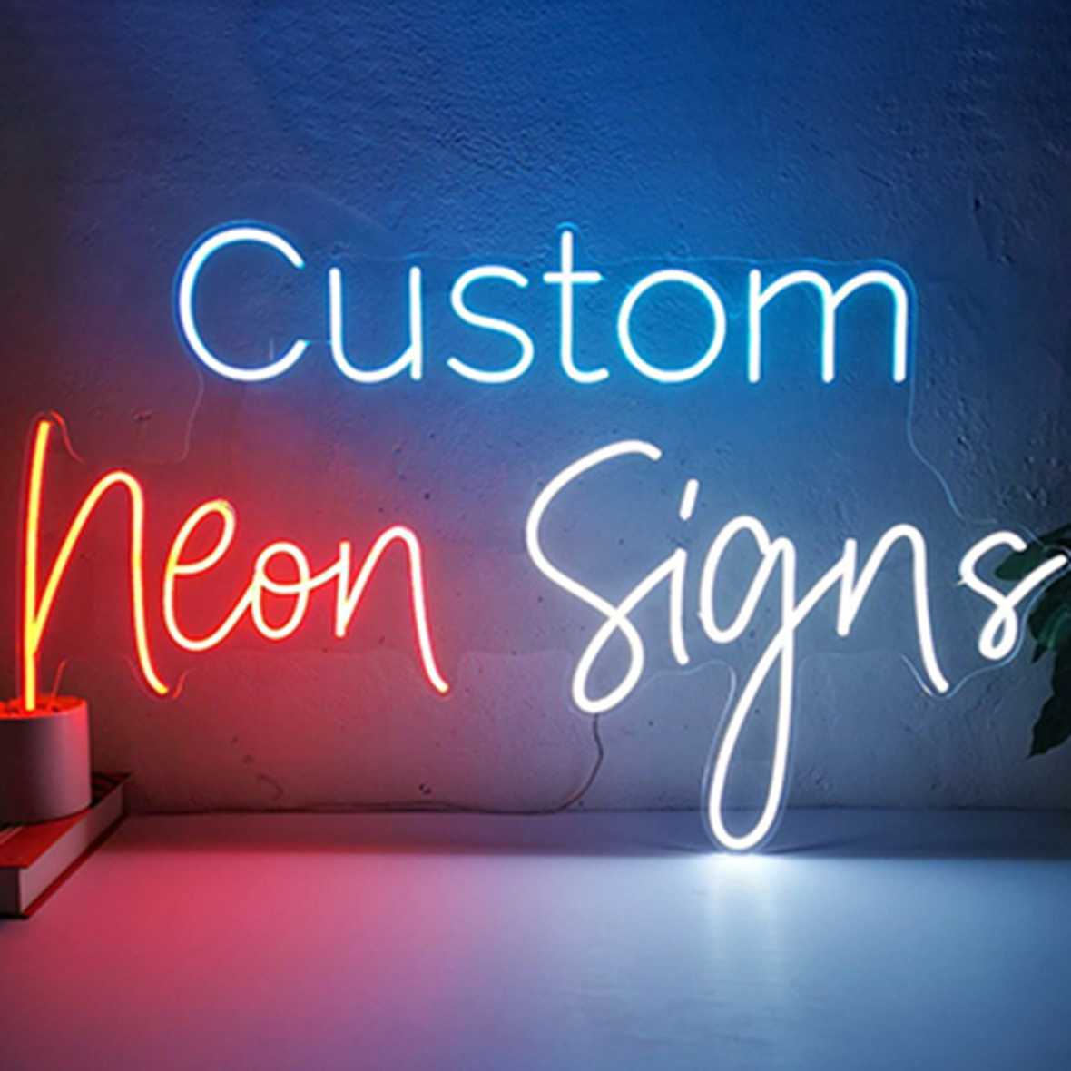 17. Custom neon sign
