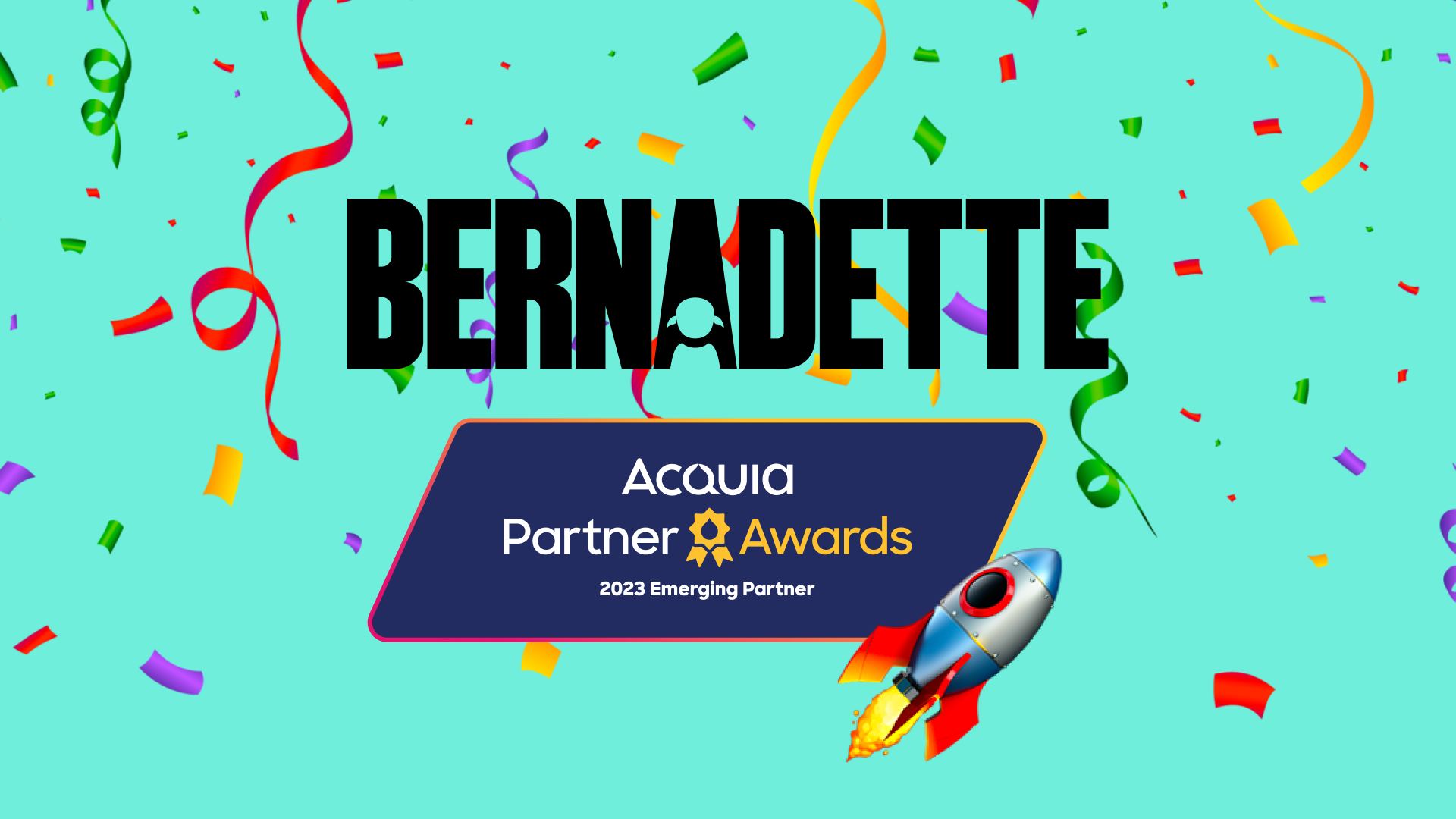 Bernadette has been crowned the winner of Acquia’s 2023 Emerging Partner Award