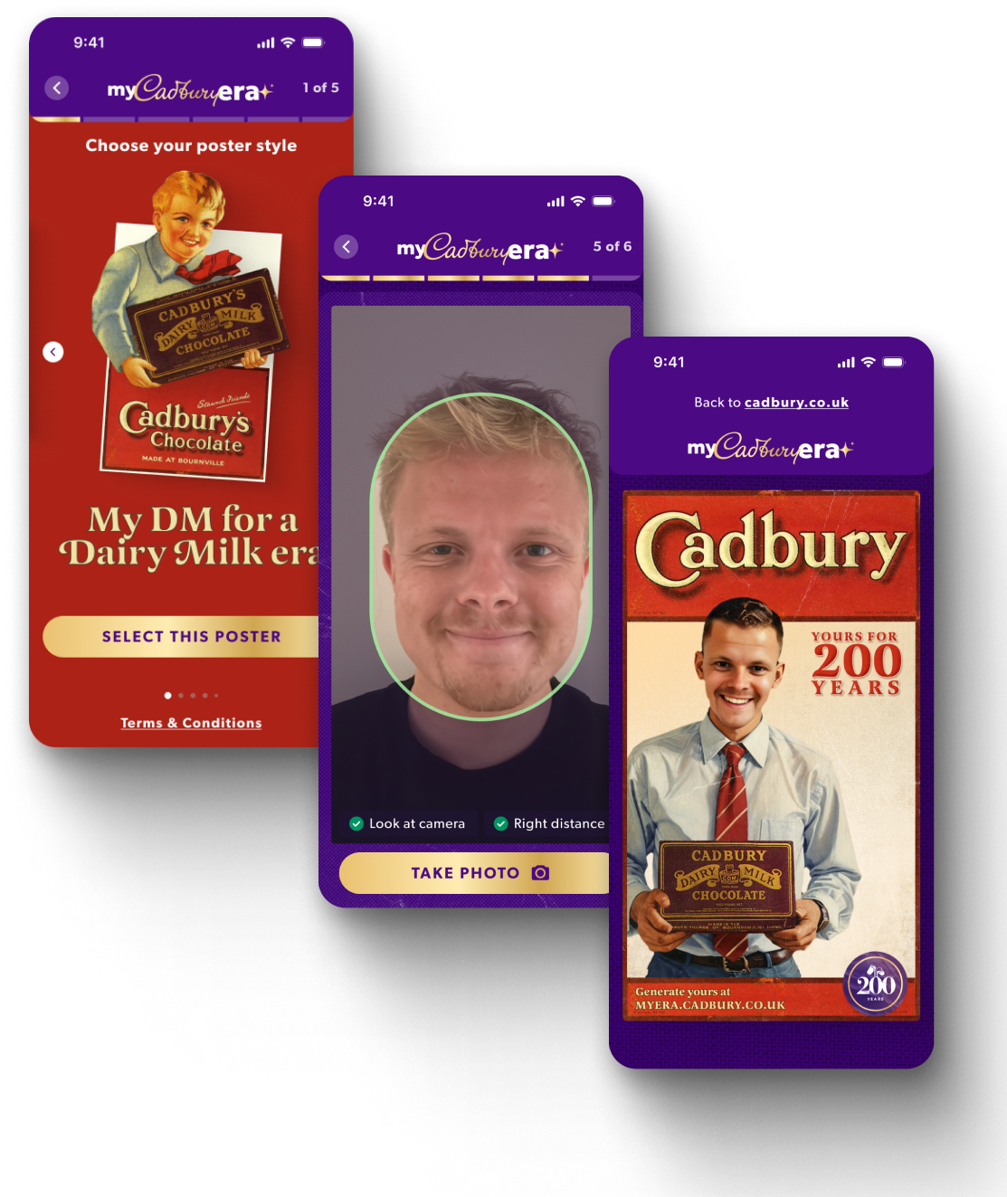 Cadbury AI app showcase functions