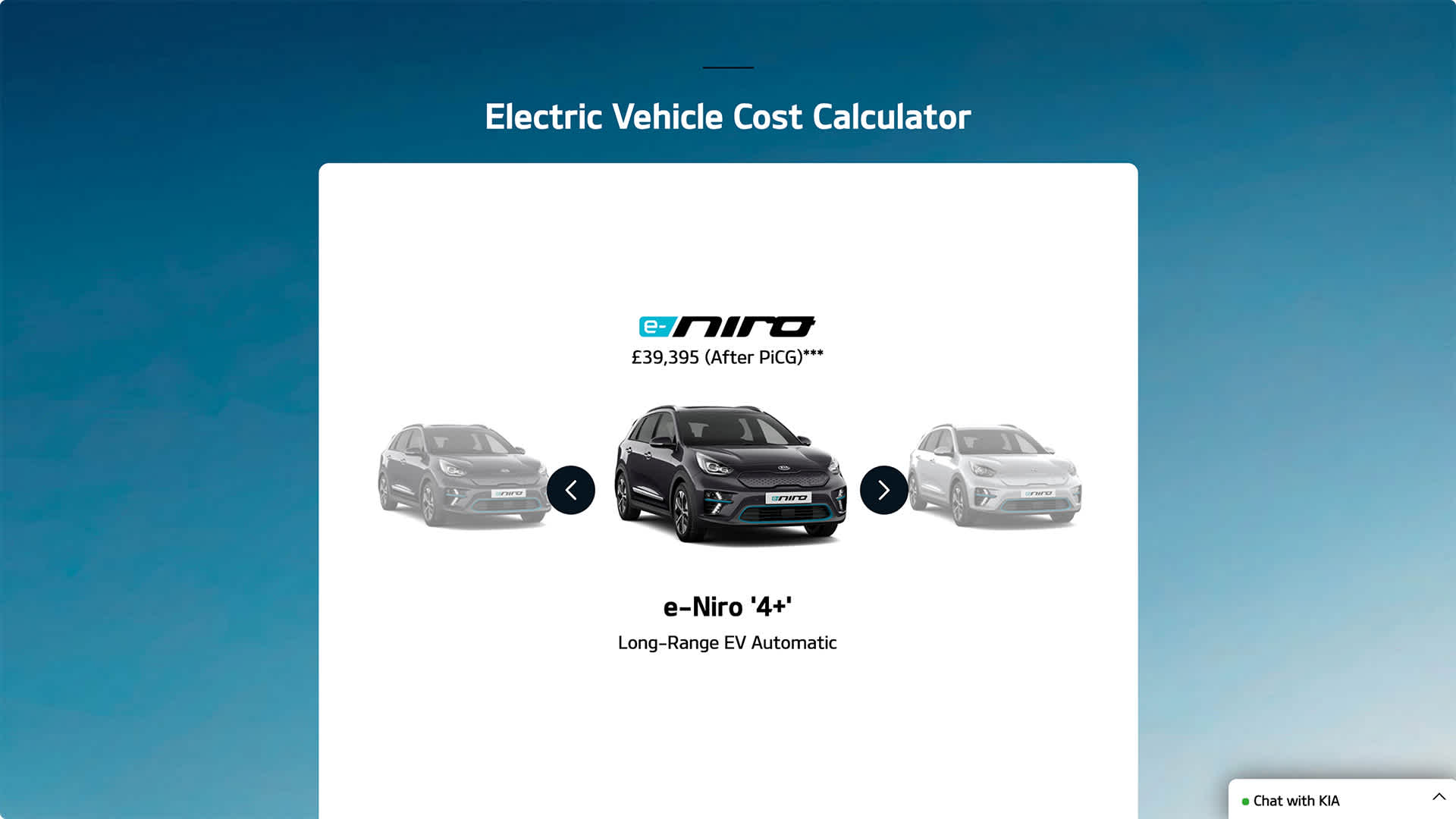 3-electric-cars-are-displayed-in-a-carousel.-text-reads-electric-vehicle-cost-calculator