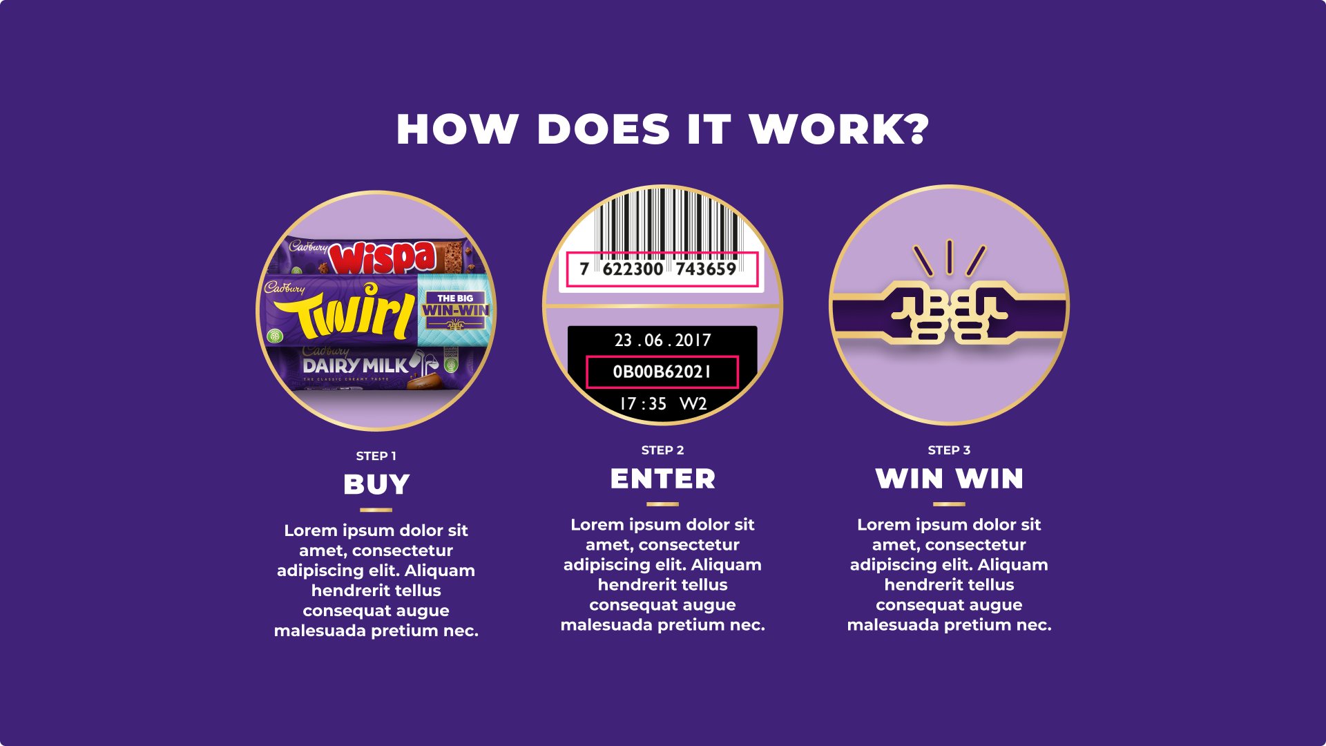 Images of the mobile site showing lots of different pages