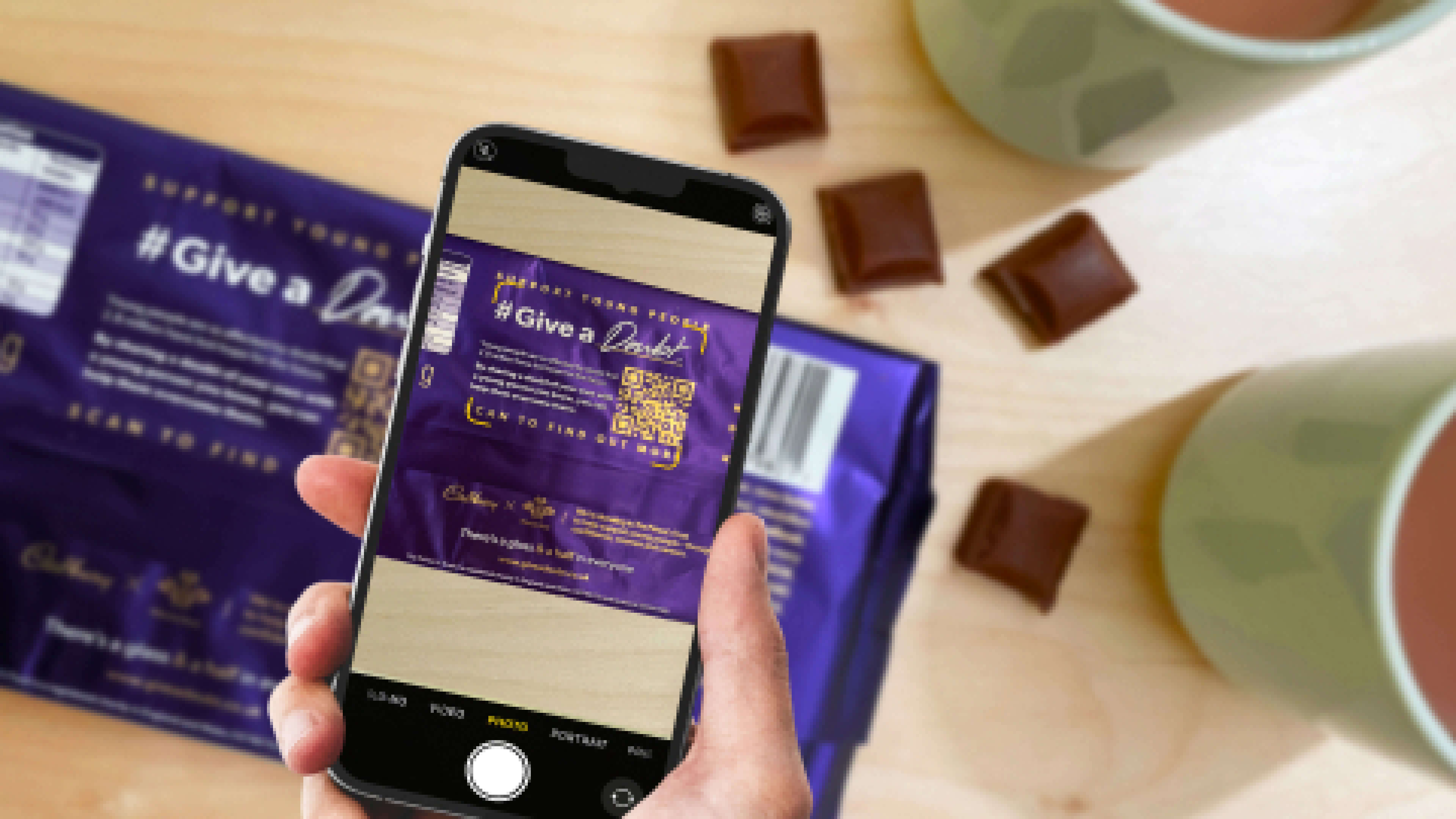 Demo of give a doubt campaign on device