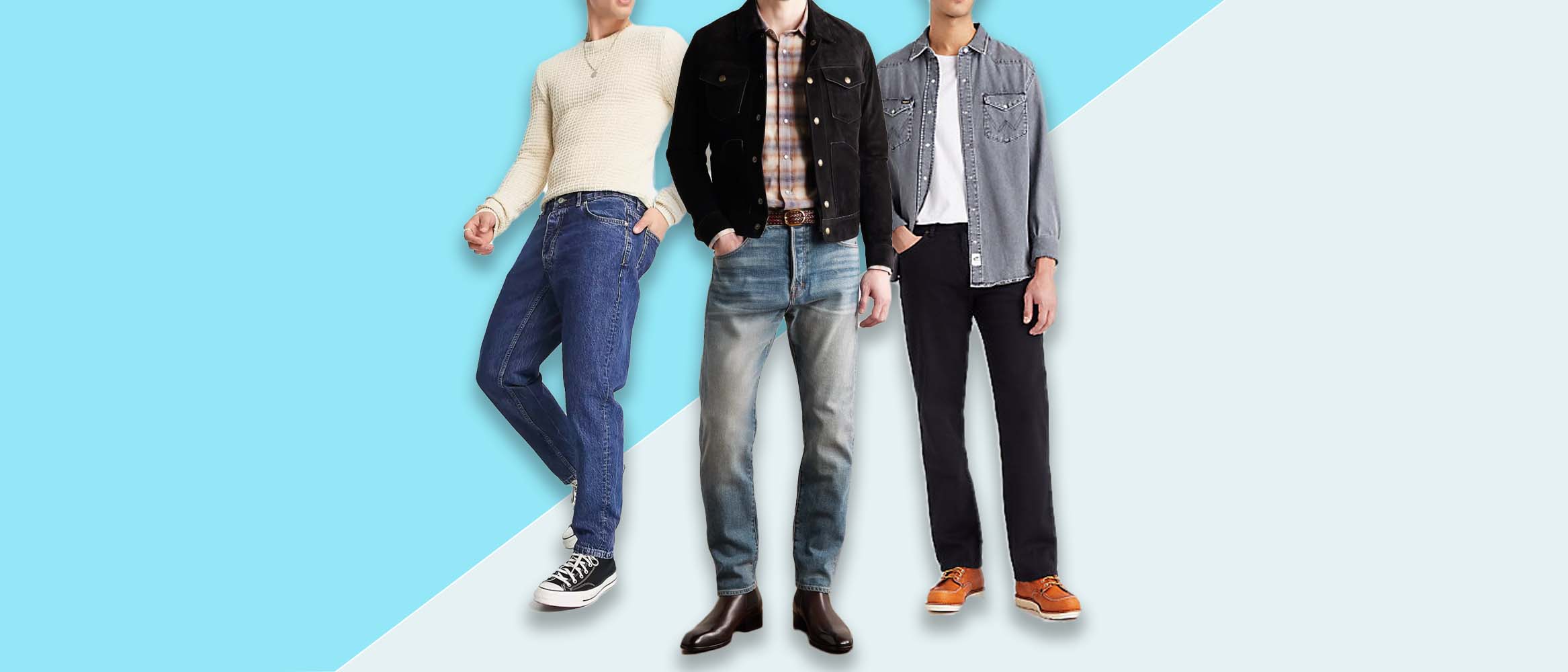 Timeless Denim Elegance: Men's Button Fly Classic Jeans Style