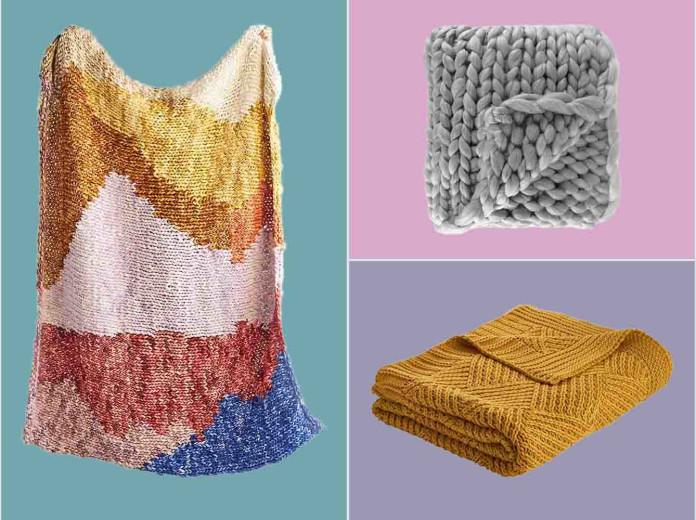Chunky knit blankets to keep you cosy 