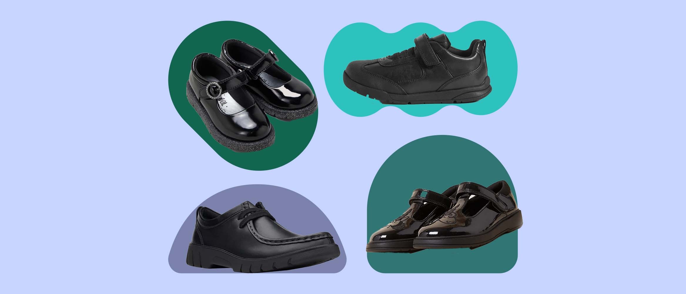 more choice, more savings Trux Boys Black Easy Fasten School Shoe Trend ...