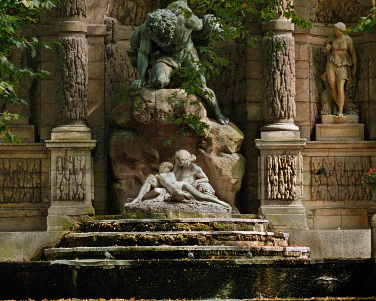 The Medici foundation in the Luxembourg Gardens in Paris 