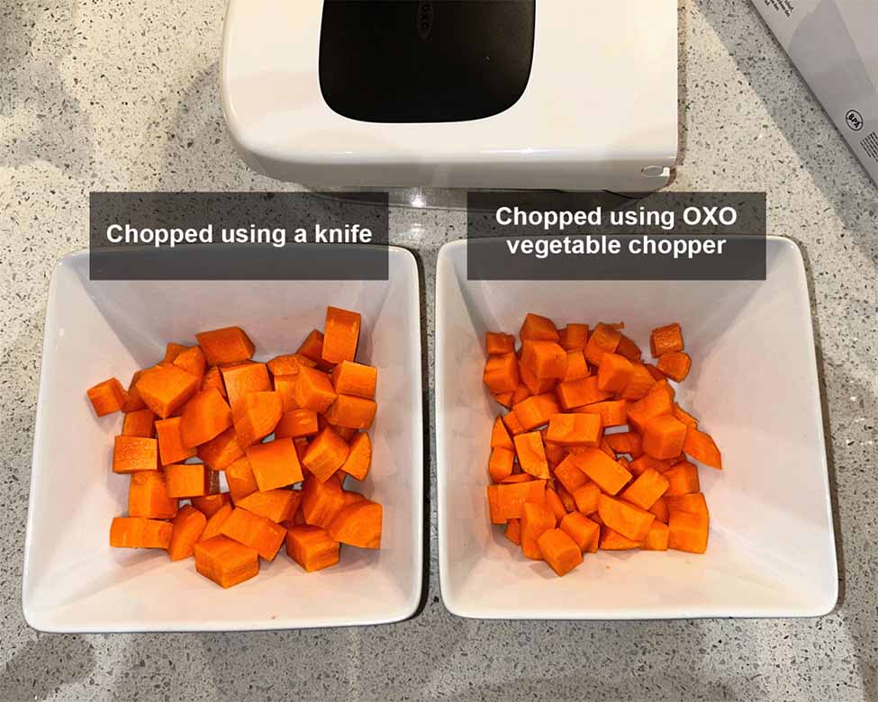 OXO Good Grips Vegetable Chopper review - Daily Mail