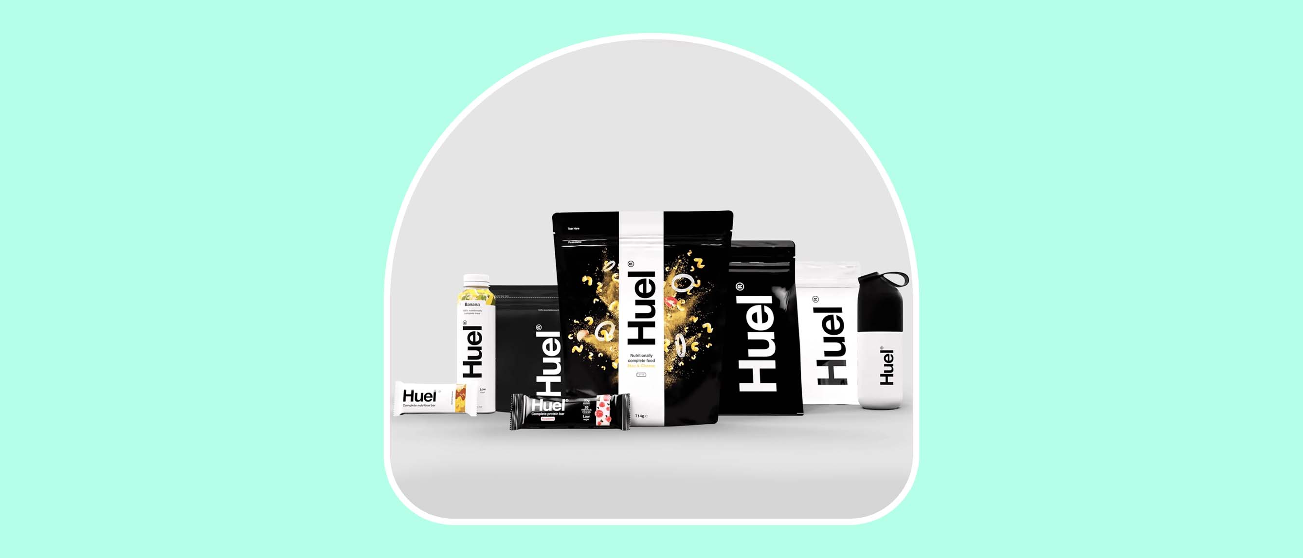 Huel Starter Kit - Includes 2 Pouches of Nutritionally Complete 100% Vegan  Powdered Meal, Scoop, Shaker and Booklet (7.7lbs of Powder - 28 Meals)