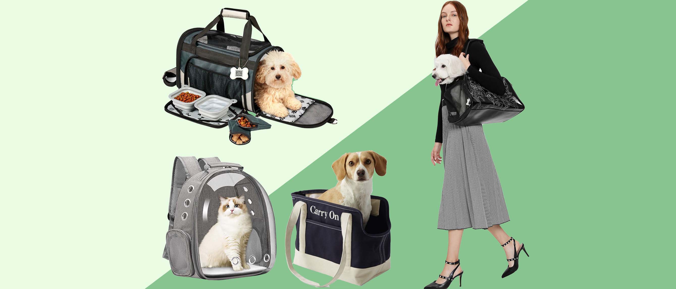 Ruff Life 101 Airline Approved Expandable Premium Pet Carrier on Wheels- Two Sided Expandable Rolling Carrier- Designed for Dogs & Cats- Extra