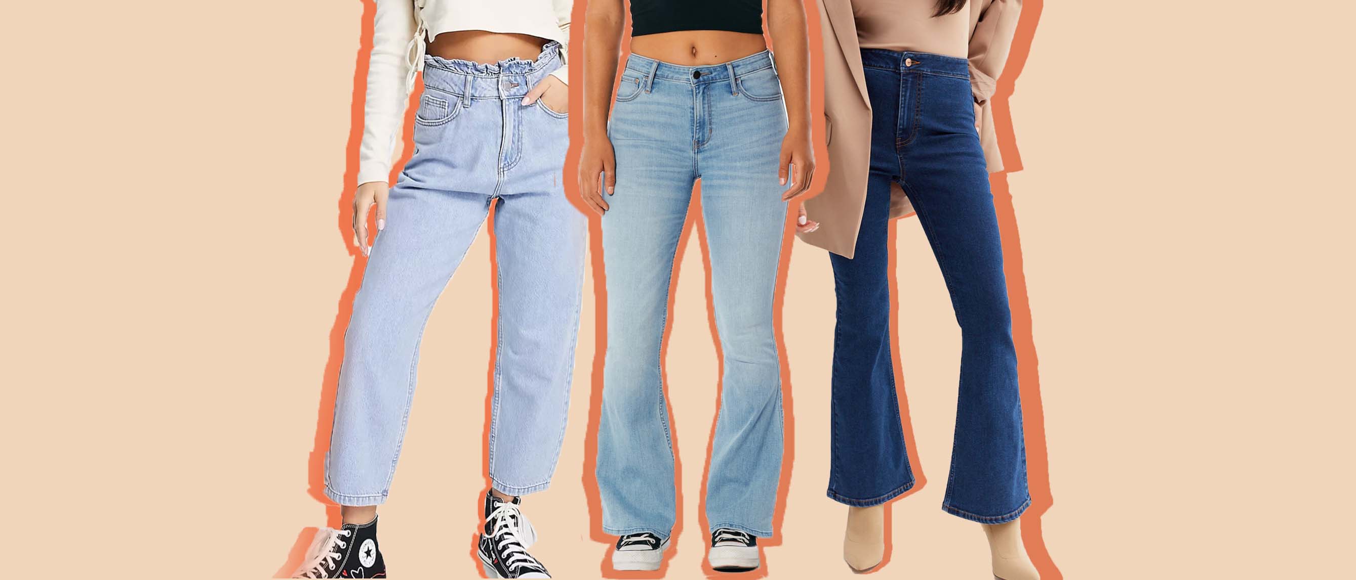 HOLLISTER JEAN HAUL~ FLARED JEANS~ DAD JEANS~ MOM JEANS~ BOOT LEG JEANS!! 