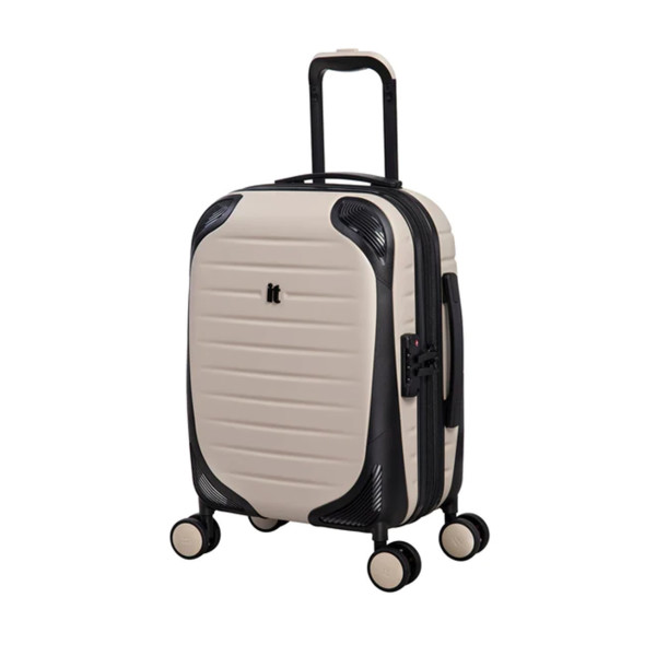 carry-on sized luggage with telescopic handle and wheels