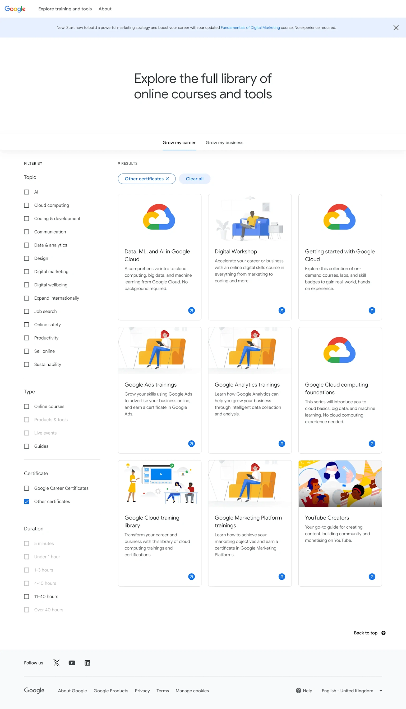 Grow with Google