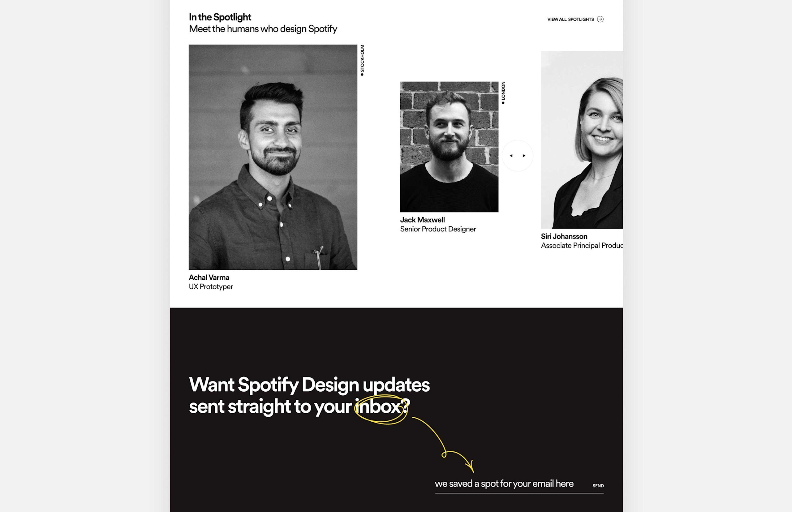 Spotify Design