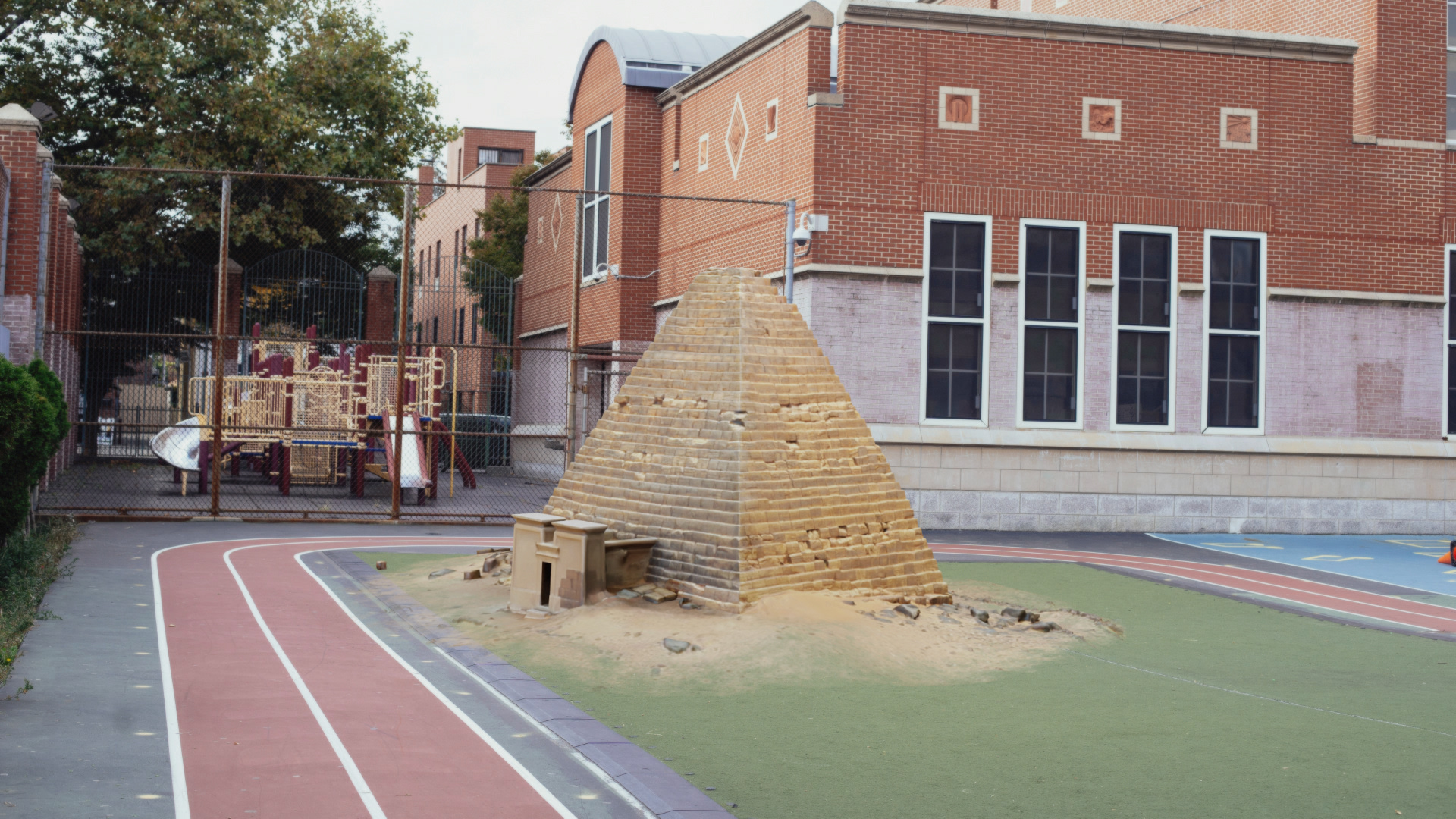 You can place the pyramid in your space using WebXR to really dive into the details.