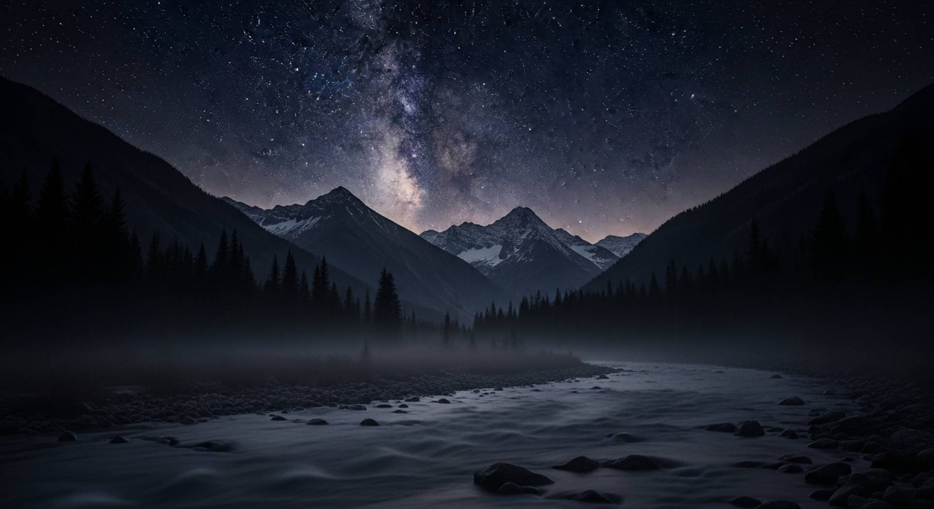 Colorado mountain road with fall foliage