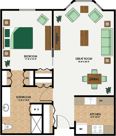 Ash apartment floor plan