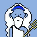 Poseidon avatar - Pixel Myths