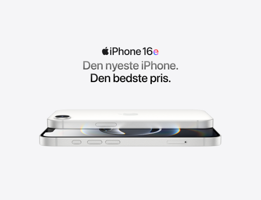 iPhone 16e. Den nyeste iPhone. Den bedste pris.