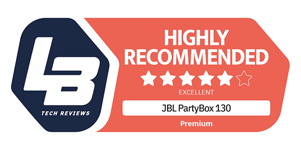 Køb den anmelderrost højttaler fra JBL hos YouSee – JBL PartyBox 130 anbefales af Lyd & Billede.