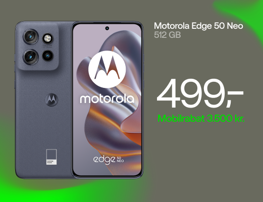 Få Motorola Edge 50 Neo til drømmepris