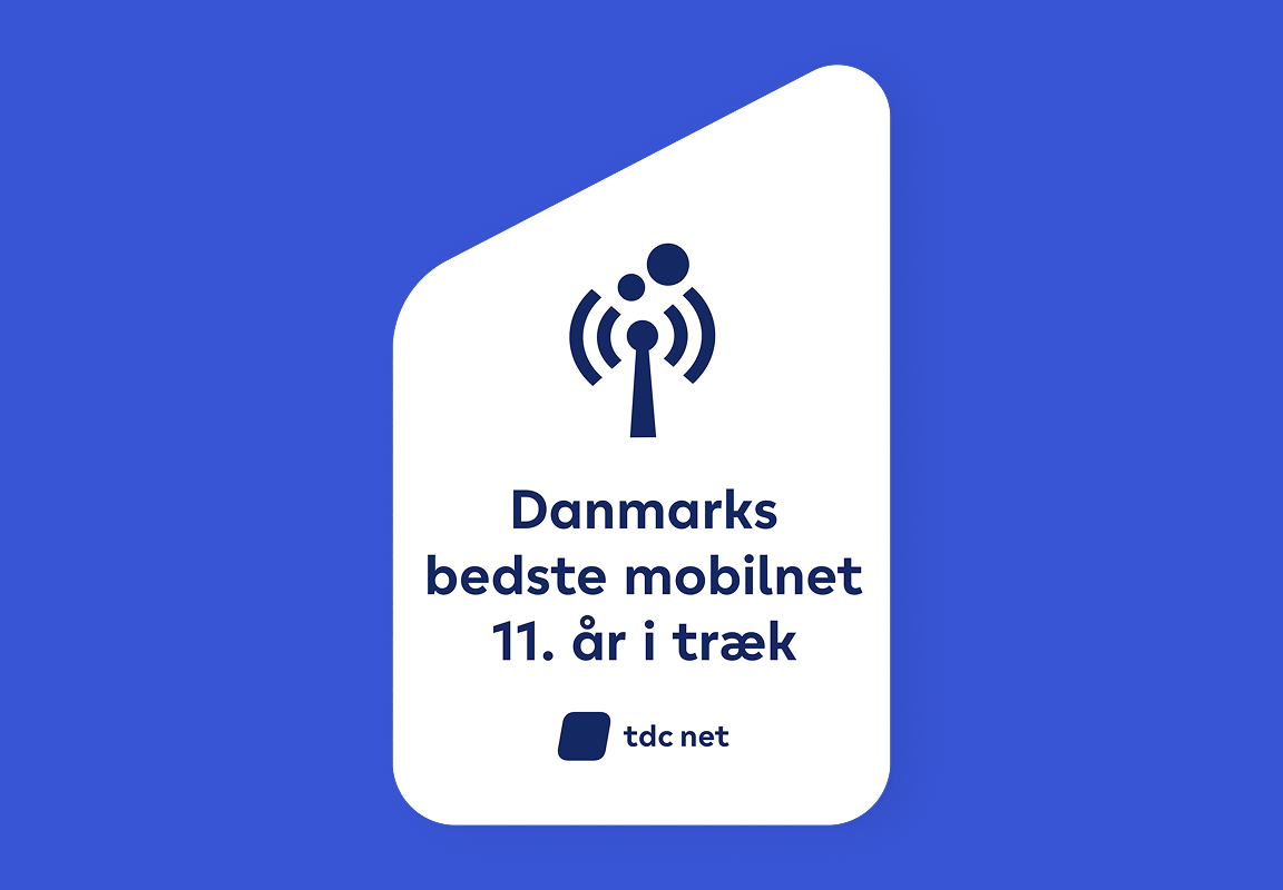 Danmarks bedste mobilnet 11. år i træk. Se rapporten fra Teknologisk Institut her.