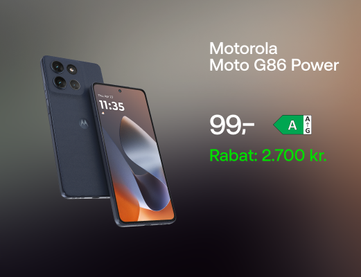 Motorola Moto G86 Power | 99,- | Rabat: 2.700 kr.