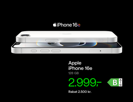Køb iPhone 16e hos YouSee